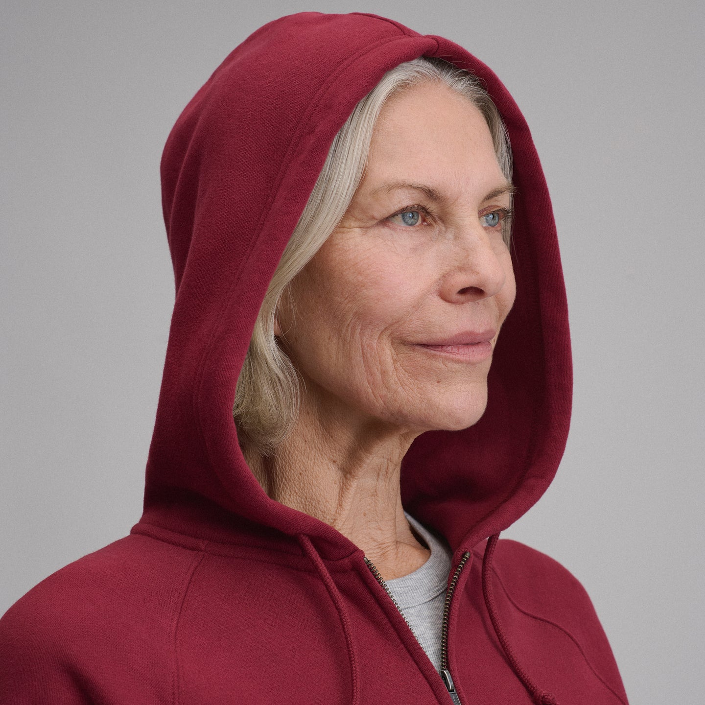 Women's Vintage Soft Full-Zip Hoodie-Blossom-23