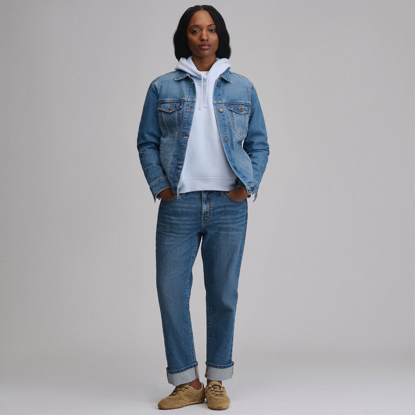 Women's Vintage Soft Pullover Hoodie-Ice-5