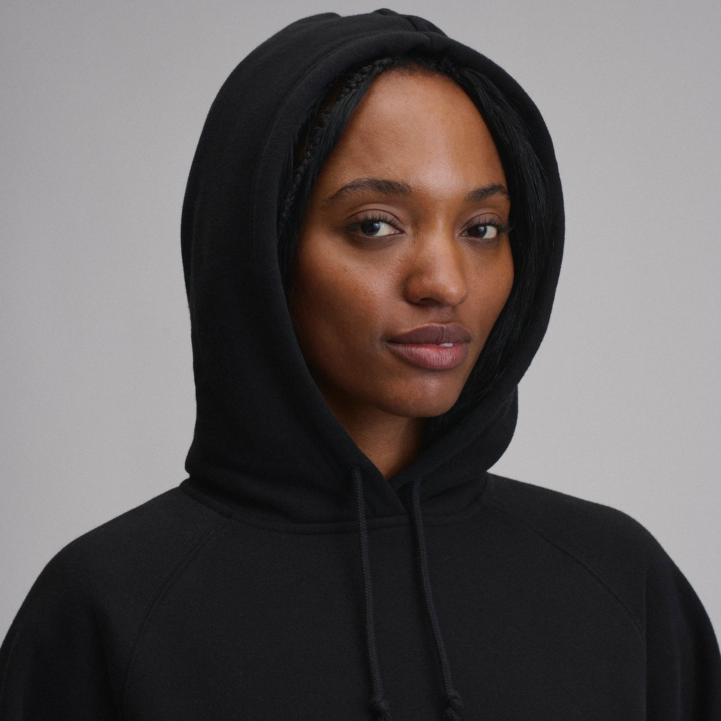 Women's Vintage Soft Pullover Hoodie-Black-9