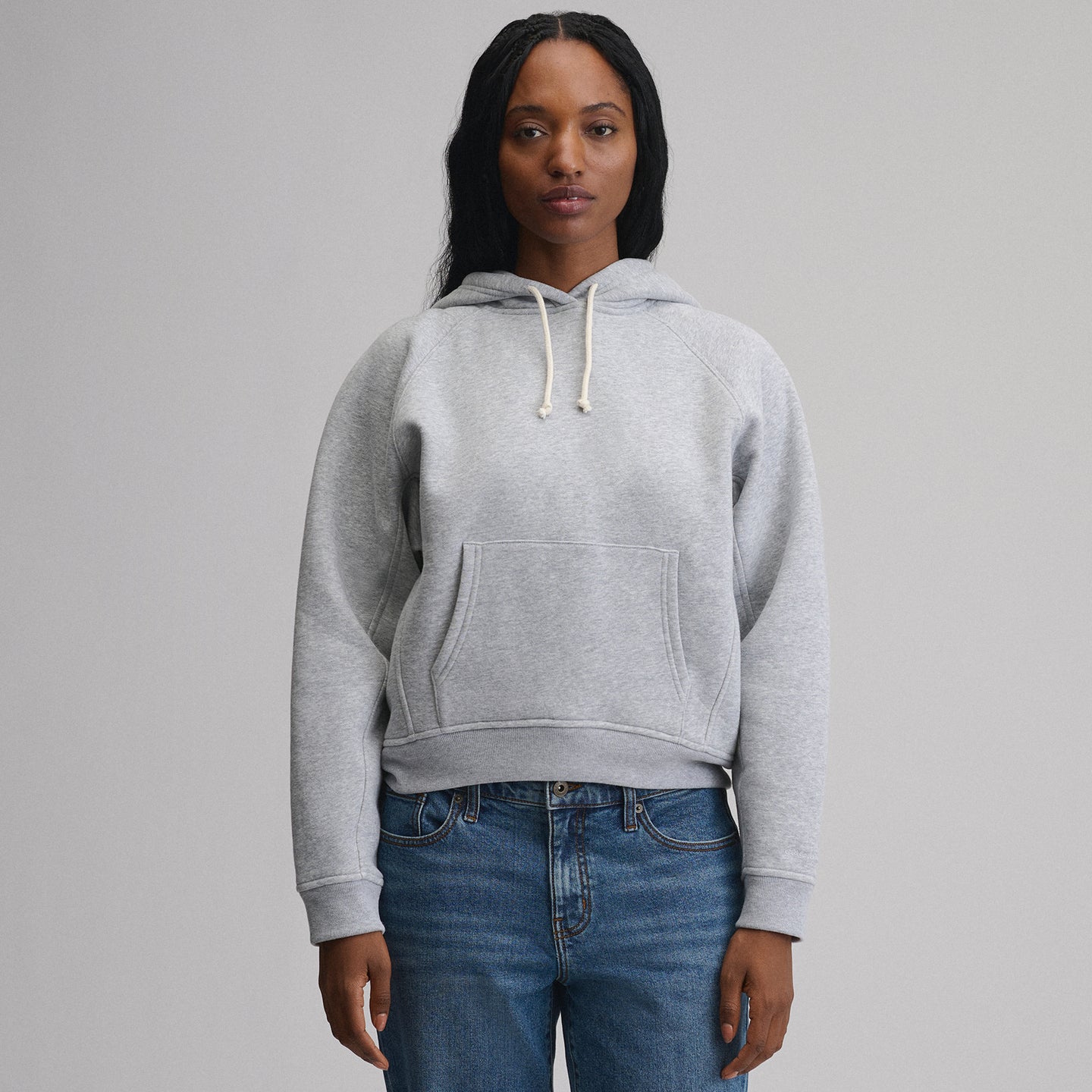 Women's Vintage Soft Pullover Hoodie-Htr Gray-11
