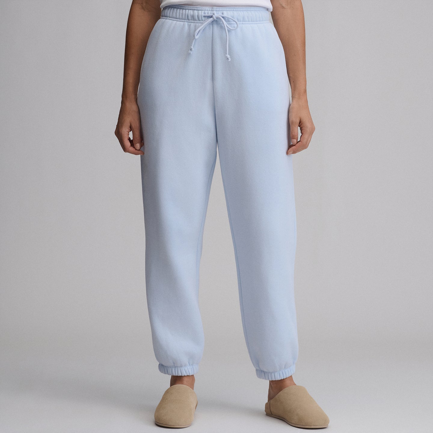 Women's Vintage Soft Relaxed Fit Jogger Sweatpants-Ice-1