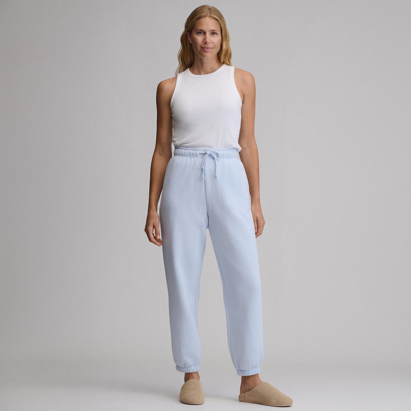 Women's Vintage Soft Relaxed Fit Jogger Sweatpants-Ice-4