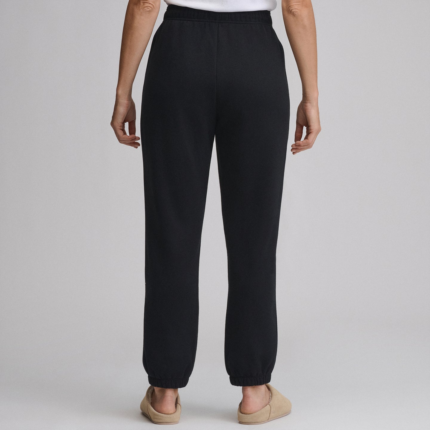 Women's Vintage Soft Relaxed Fit Jogger Sweatpants-Black-6