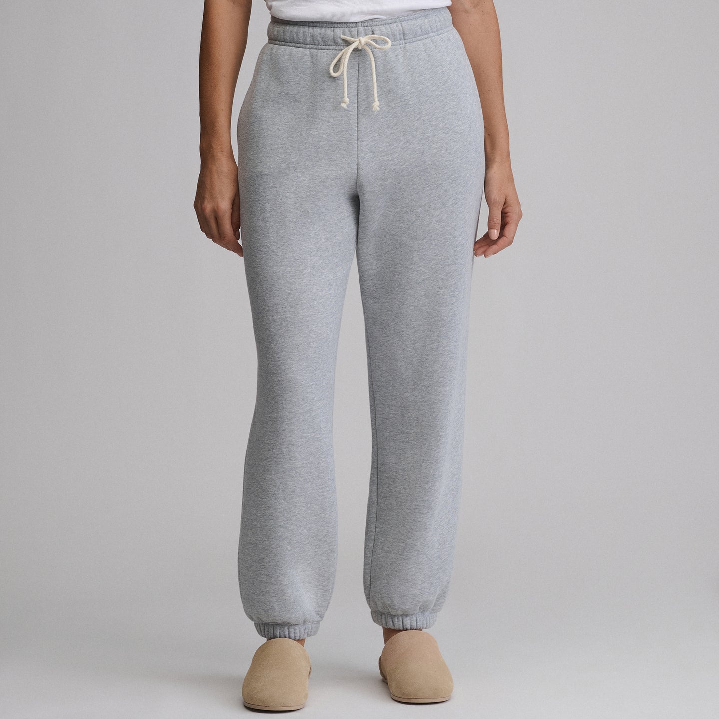 Women's Vintage Soft Relaxed Fit Jogger Sweatpants-Htr Grey-9
