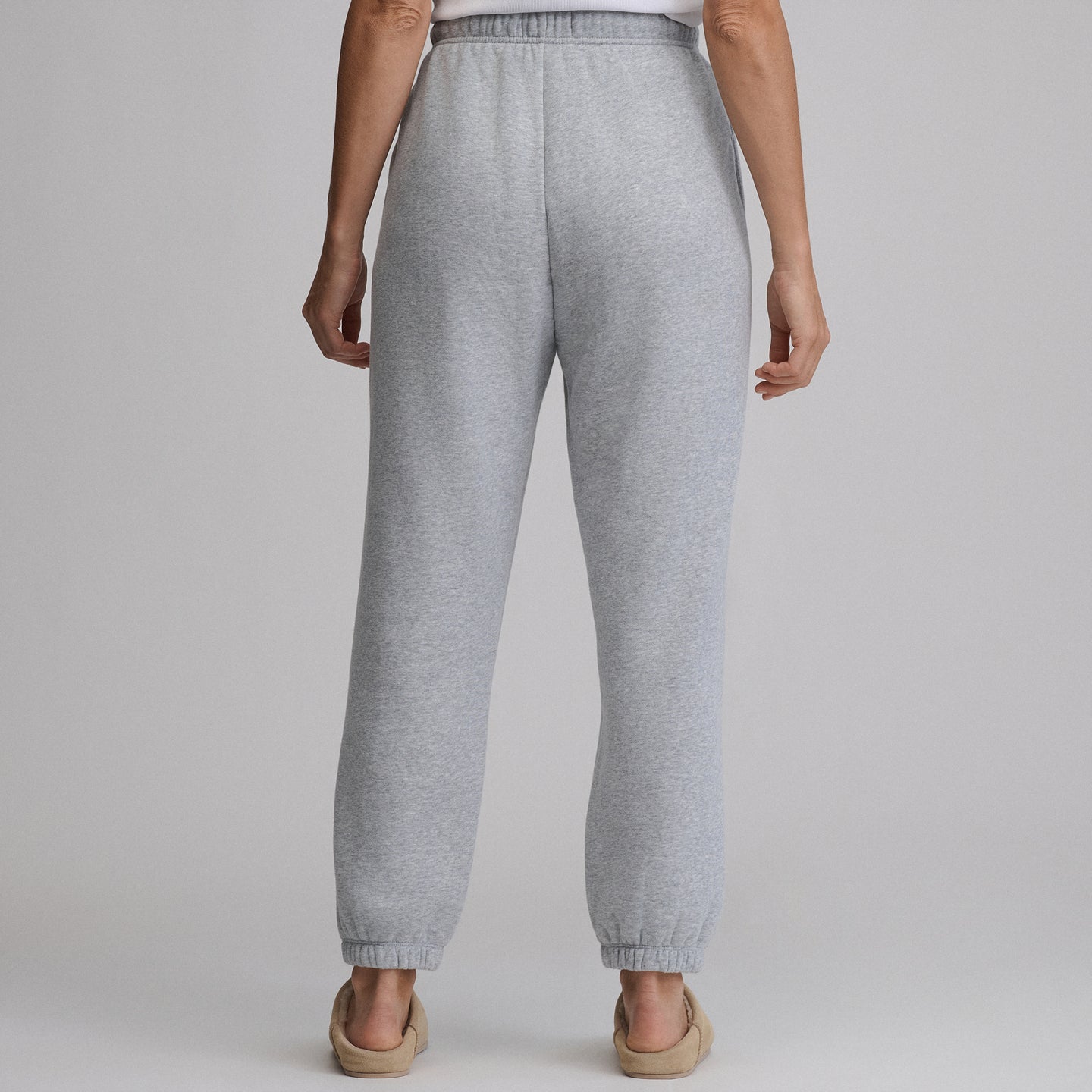Women's Vintage Soft Relaxed Fit Jogger Sweatpants-Htr Grey-10