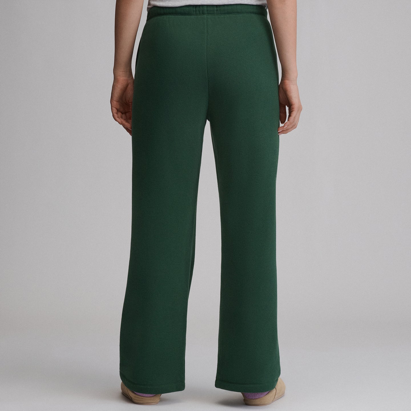 Women's Vintage Soft Relaxed Fit Wide Leg Sweatpants-Dark Mint-6