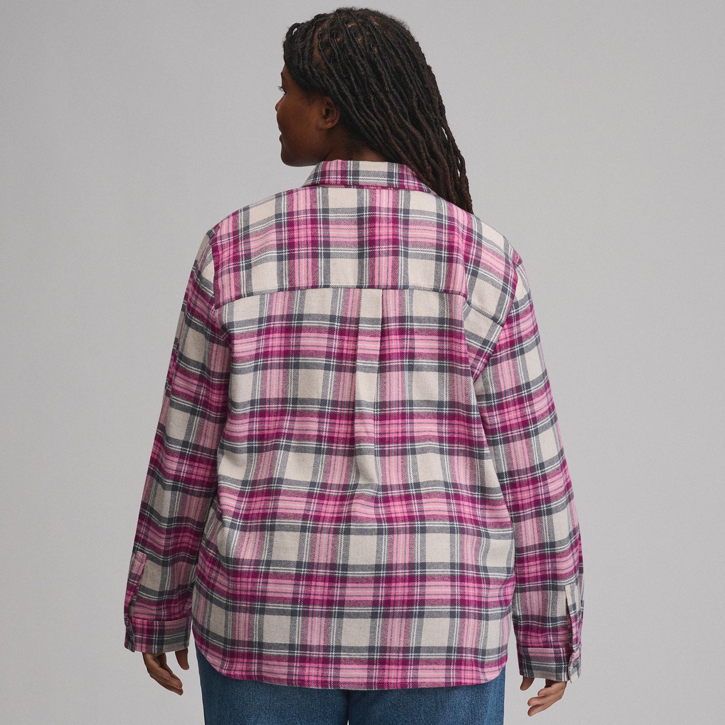 Women's Long-Sleeve Heritage Soft Classic Flannel Shirt-Floral-6