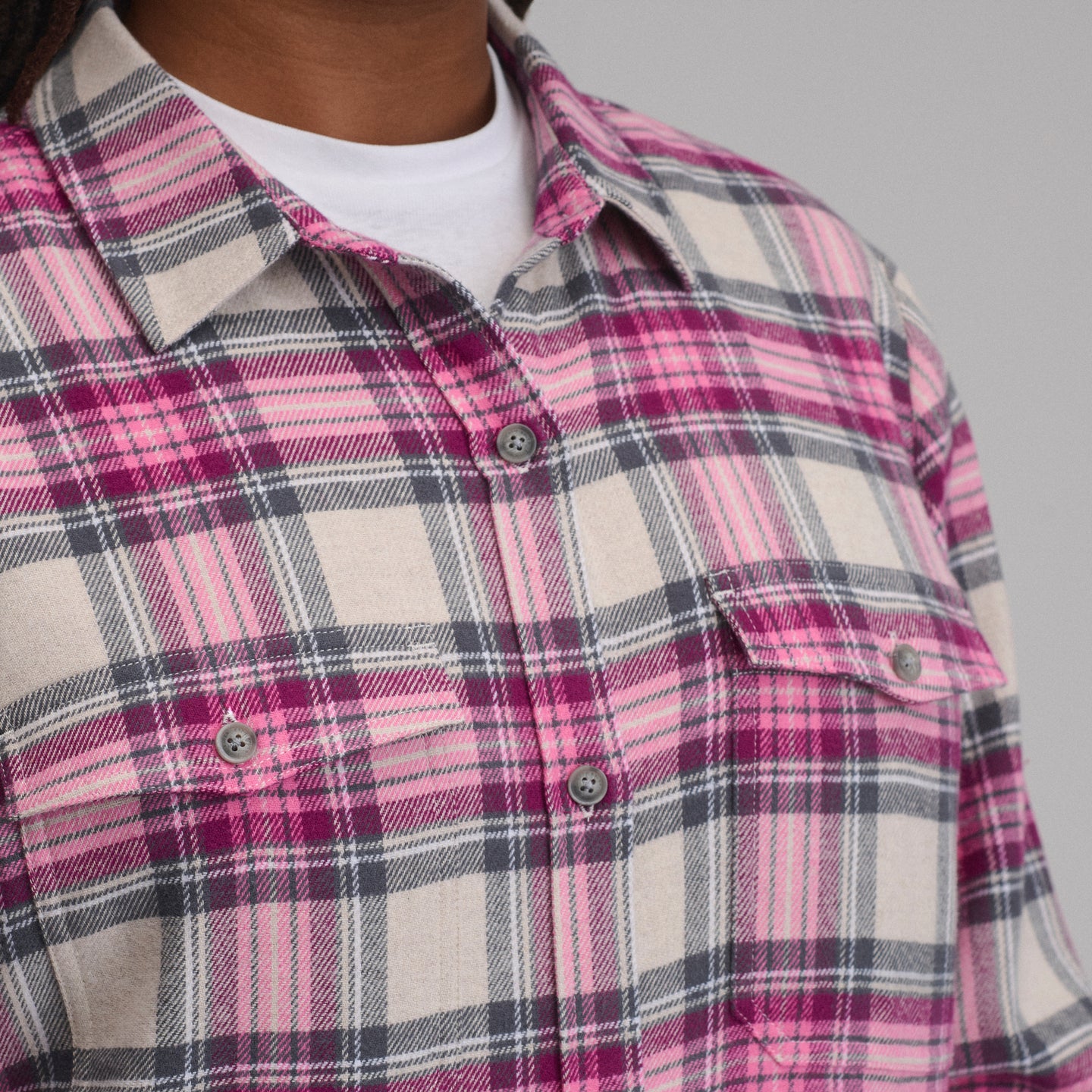 Women's Long-Sleeve Heritage Soft Classic Flannel Shirt-Floral-7