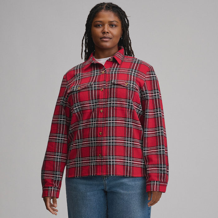Women's Long-Sleeve Heritage Soft Classic Novelty Flannel Shirt
