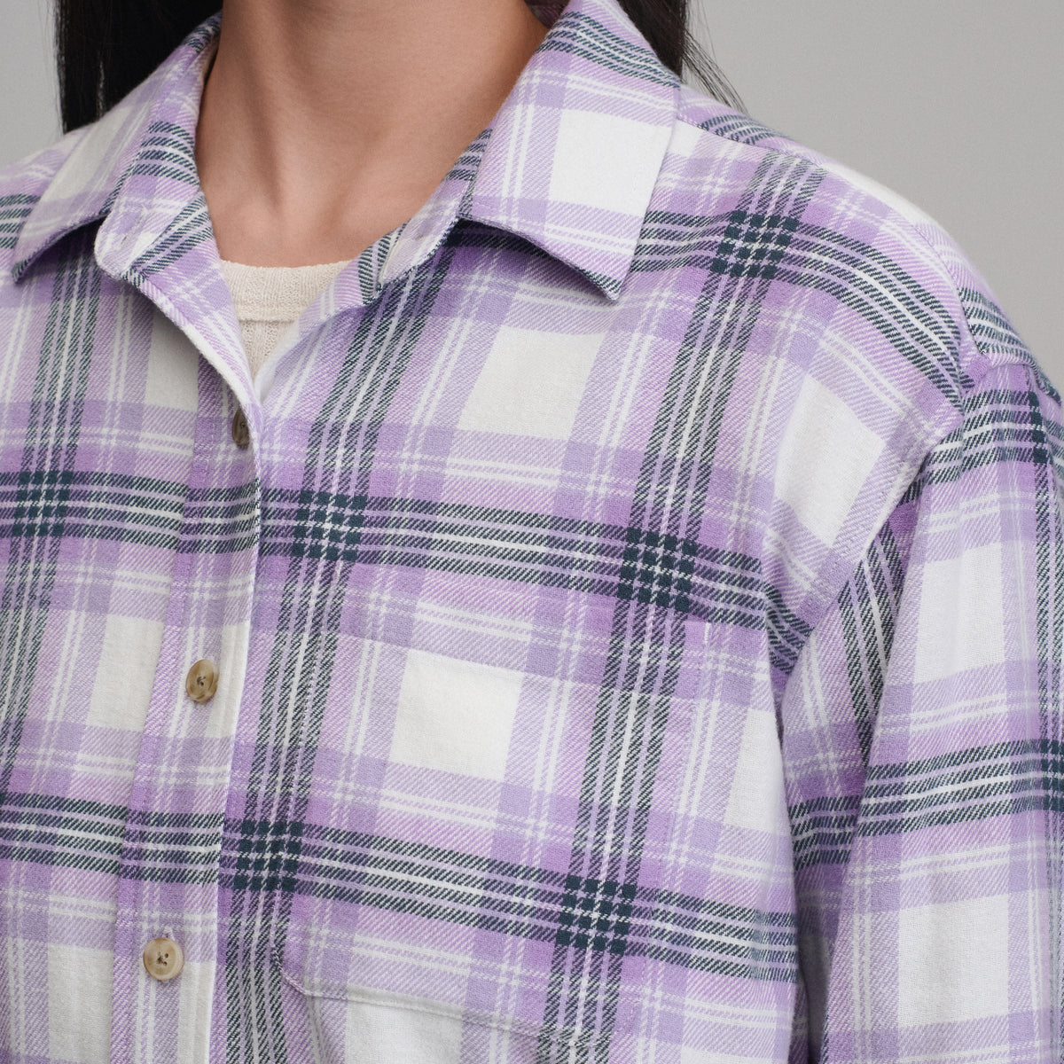 Women's Long-Sleeve Heritage Soft Boyfriend Flannel Shirt-Orchid-11
