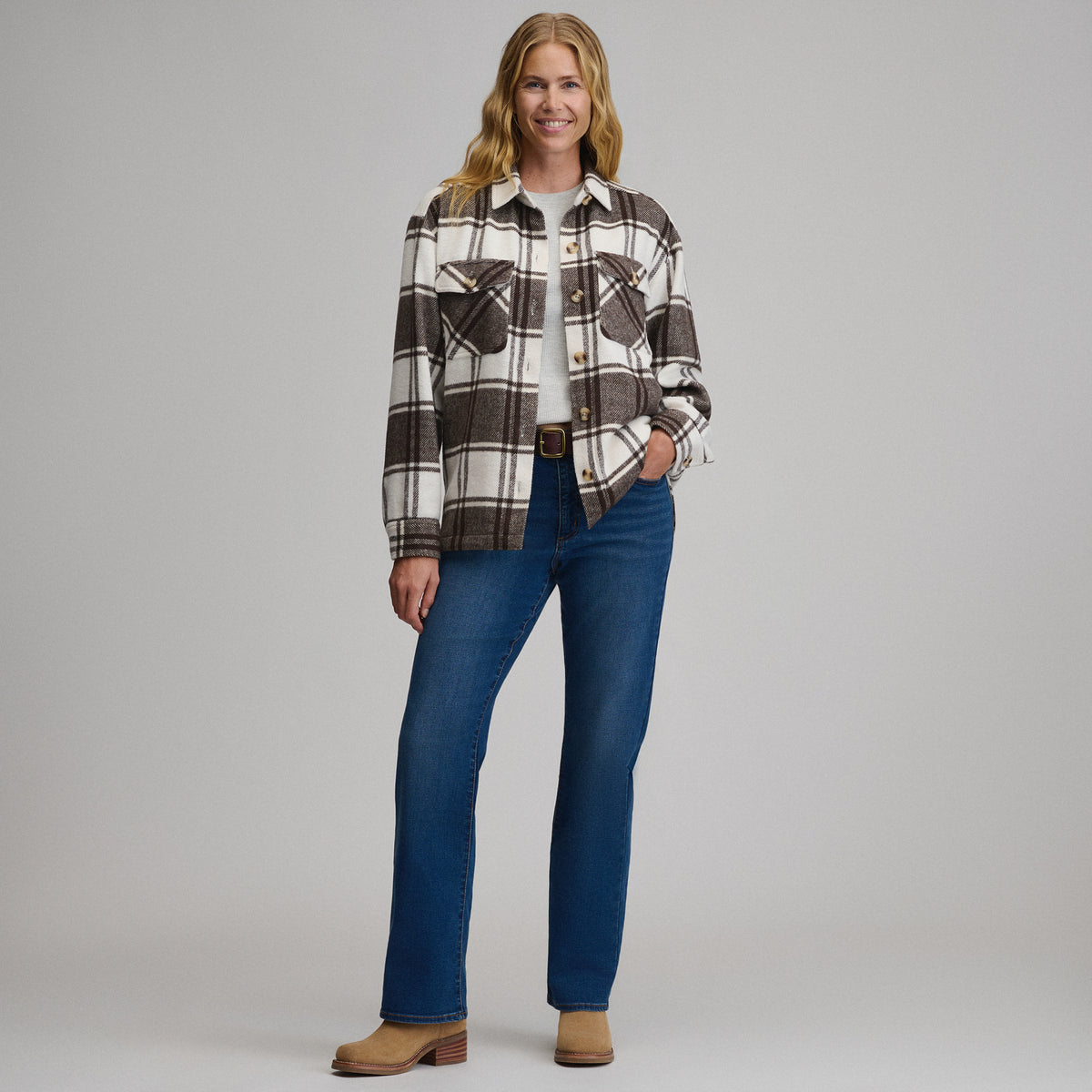 Women's Solstice Shirt Jacket-Cordovan-4