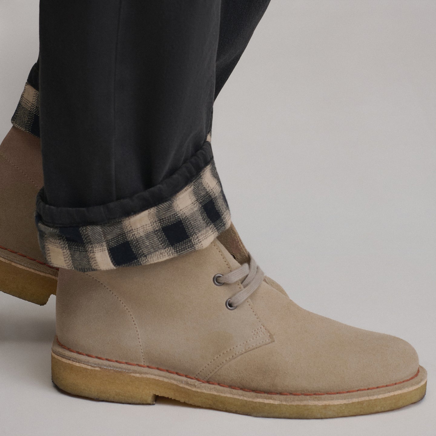 Women's Boyfriend Flannel Lined Jean-Cinder-8