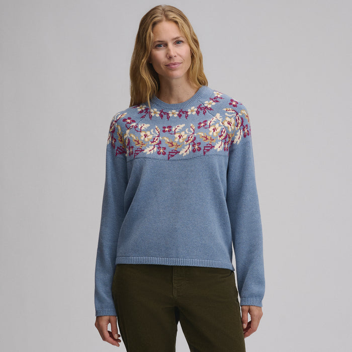 Women's Placed Intarsia Sweater