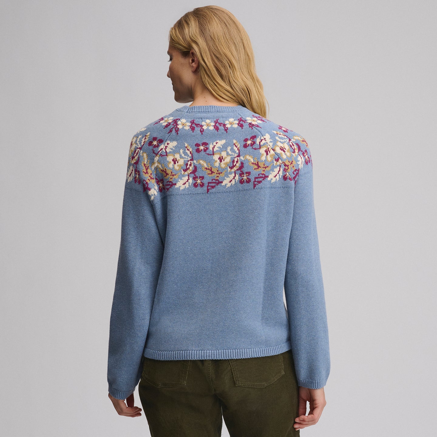 Placed Intarsia Sweater-Dark Horizon-2