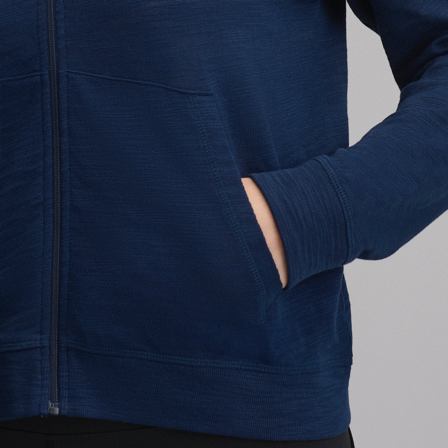 Women's Waverly Cotton Slub Full-Zip Sweatshirt-Brook-22