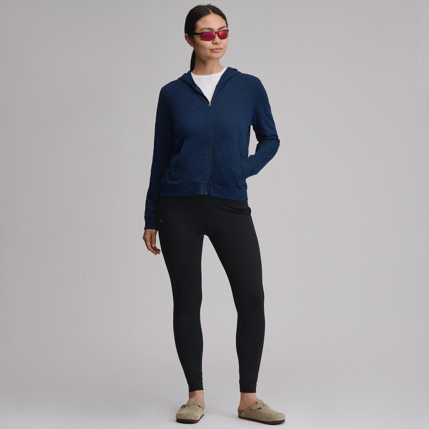 Women's Waverly Cotton Slub Full-Zip Sweatshirt-Brook-24