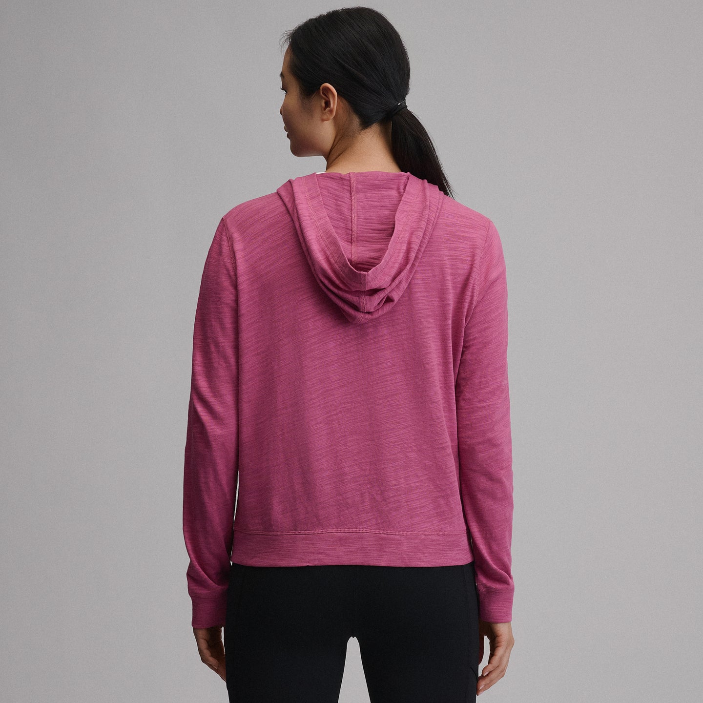 Women's Waverly Cotton Slub Full-Zip Sweatshirt-Dusty Rose-31