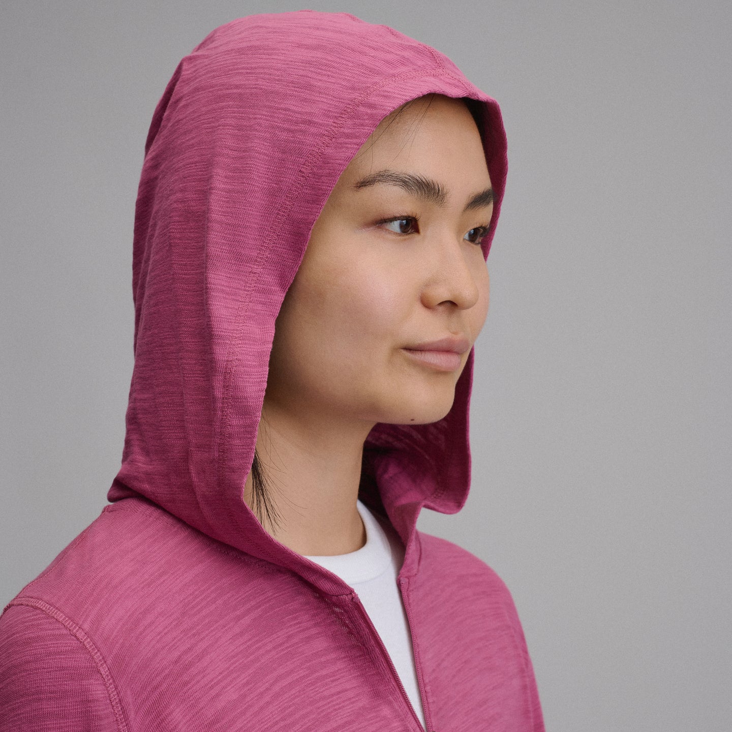 Women's Waverly Cotton Slub Full-Zip Sweatshirt-Dusty Rose-33