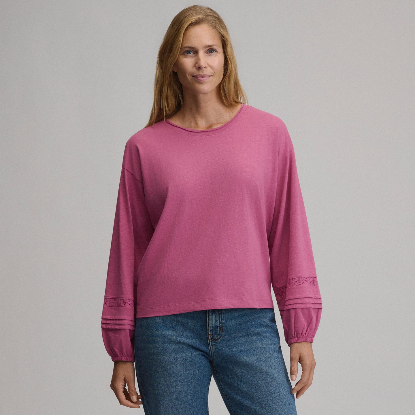 LS Fem Knit Top-Dusty Rose-5