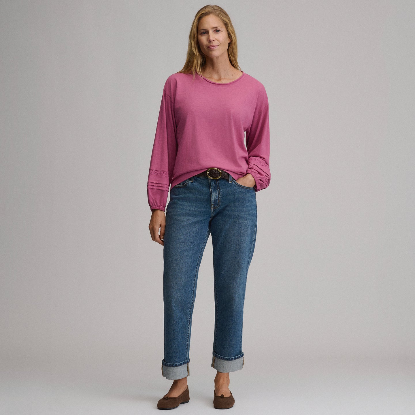 LS Fem Knit Top-Dusty Rose-8
