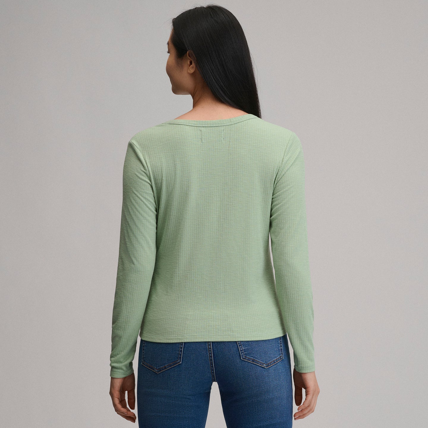 Multi Button LS Henley-Limestone-14