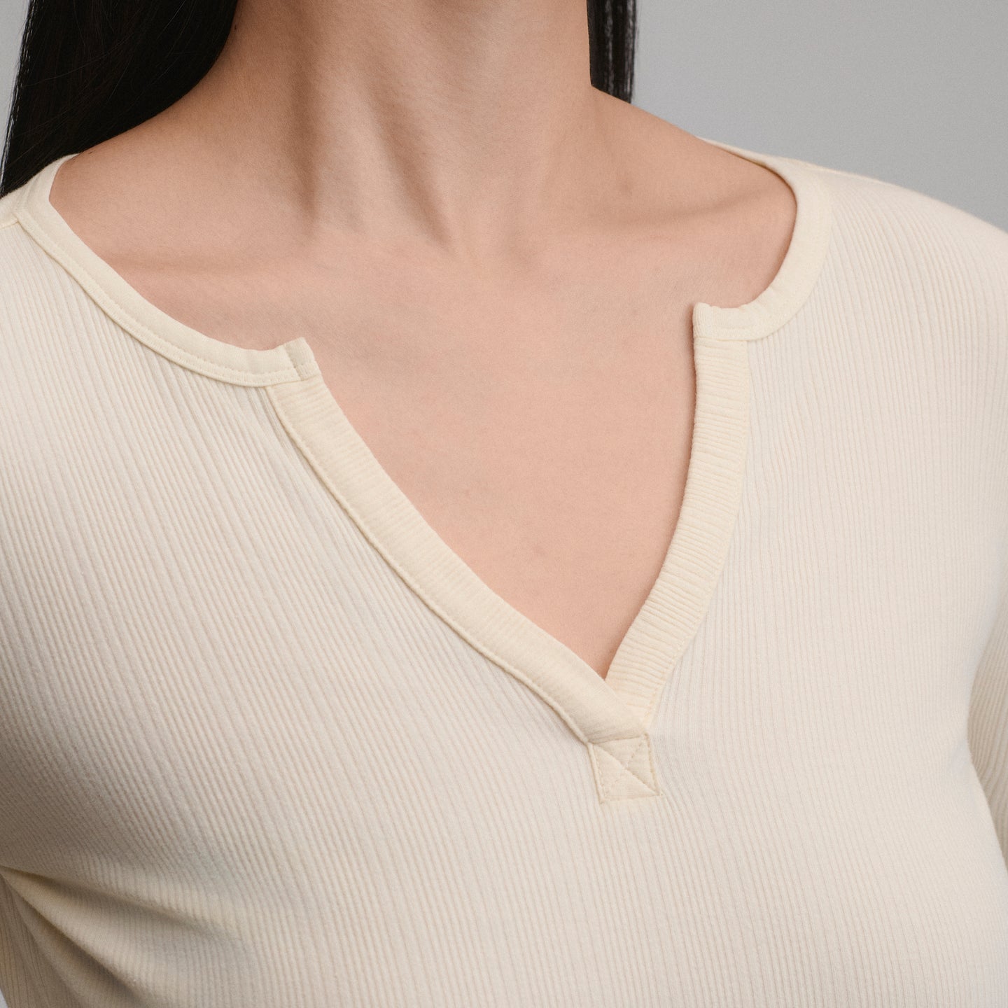 Rib Y Nk Henley-Ivory-11