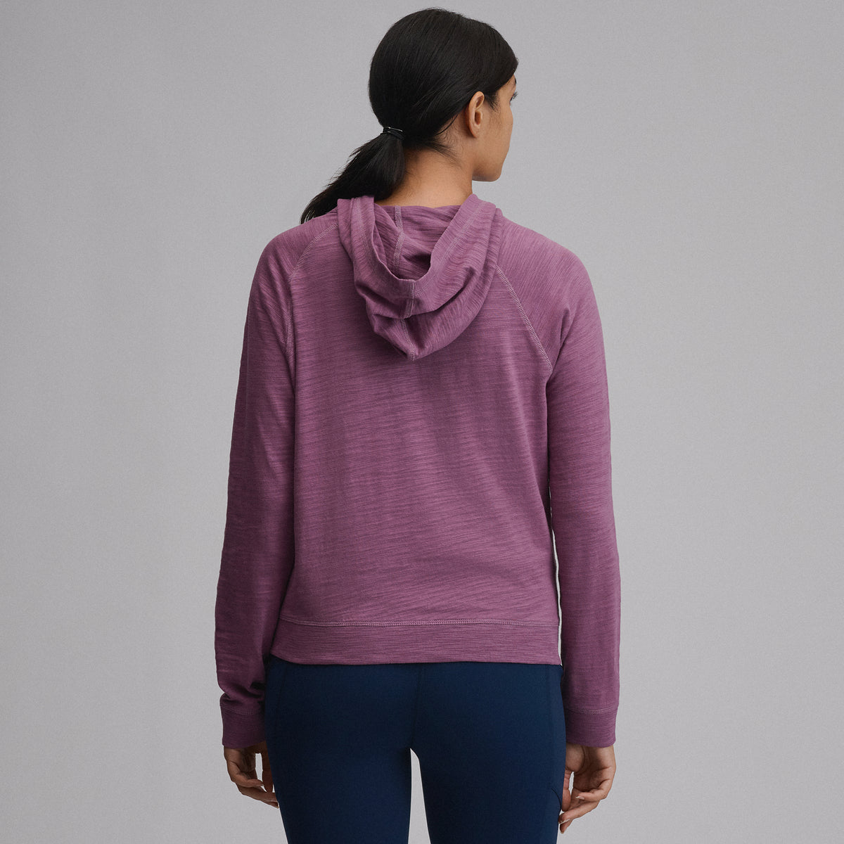 Women's Waverly Cotton Slub Hoodie-Deep Wisteria-30