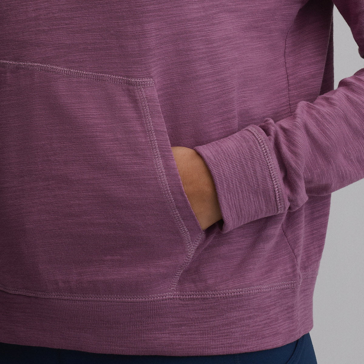 Women's Waverly Cotton Slub Hoodie-Deep Wisteria-31