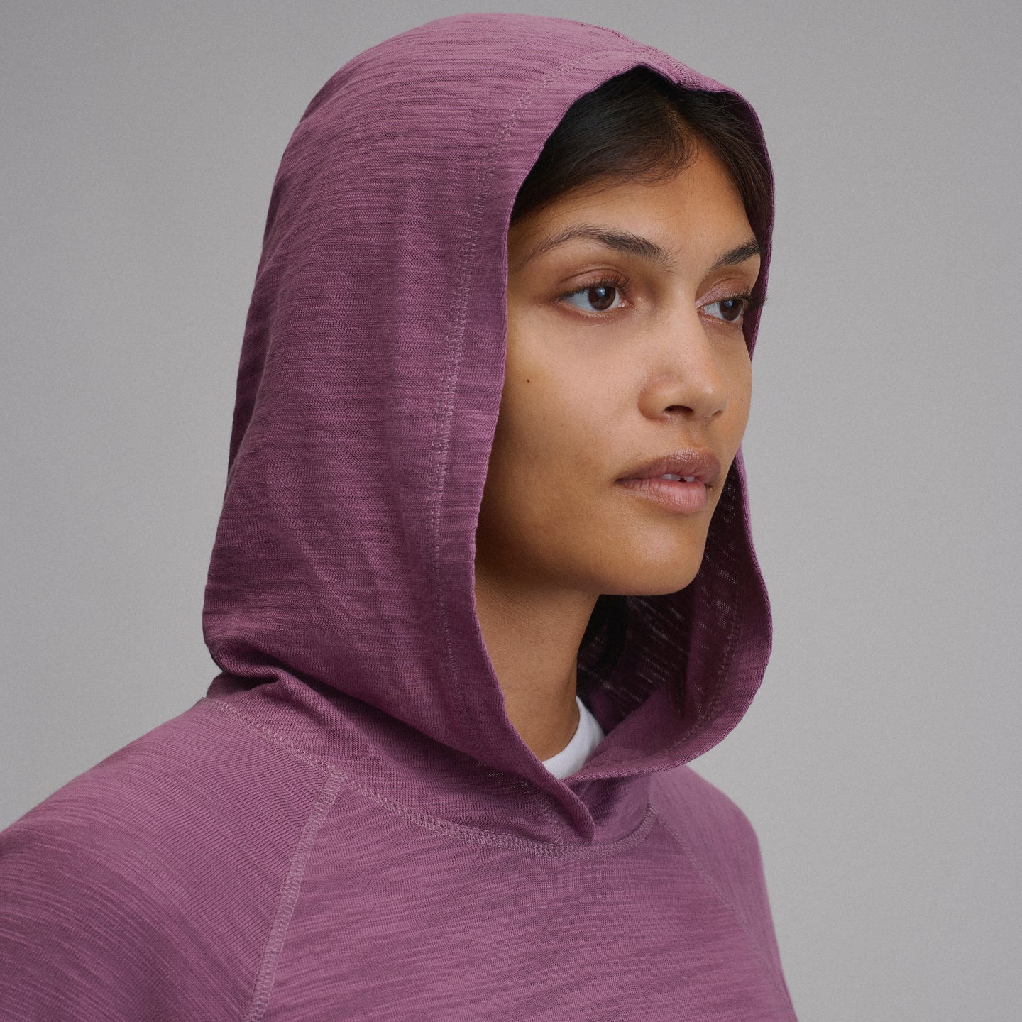 Women's Waverly Cotton Slub Hoodie-Deep Wisteria-32