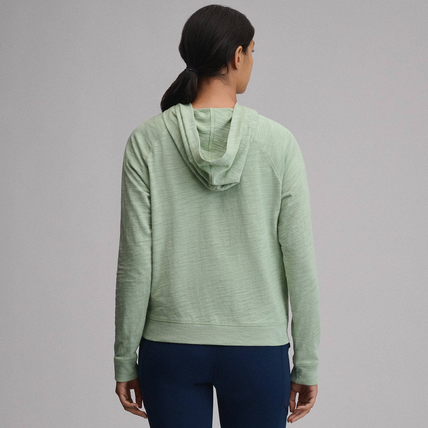 Women's Waverly Cotton Slub Hoodie-Limestone-40