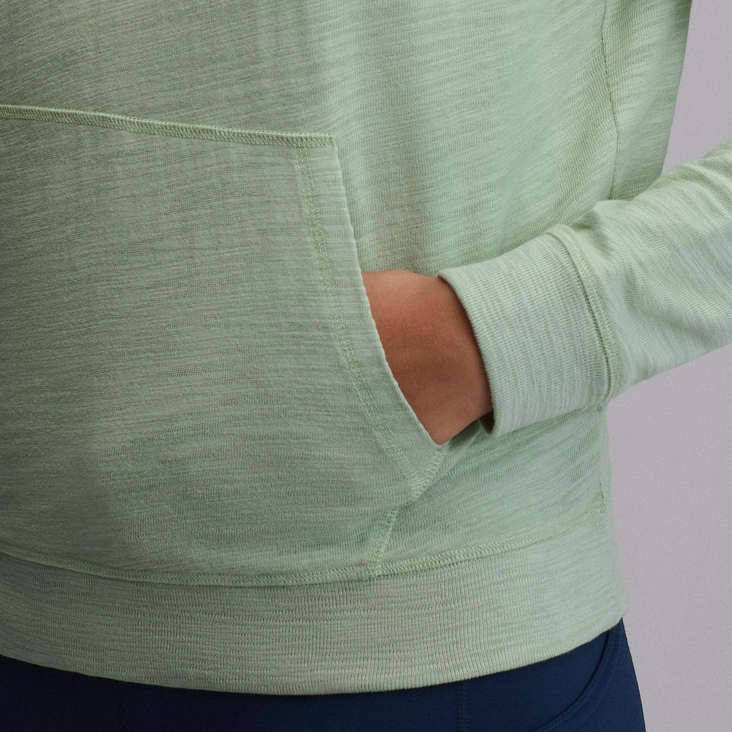 Women's Waverly Cotton Slub Hoodie-Limestone-41