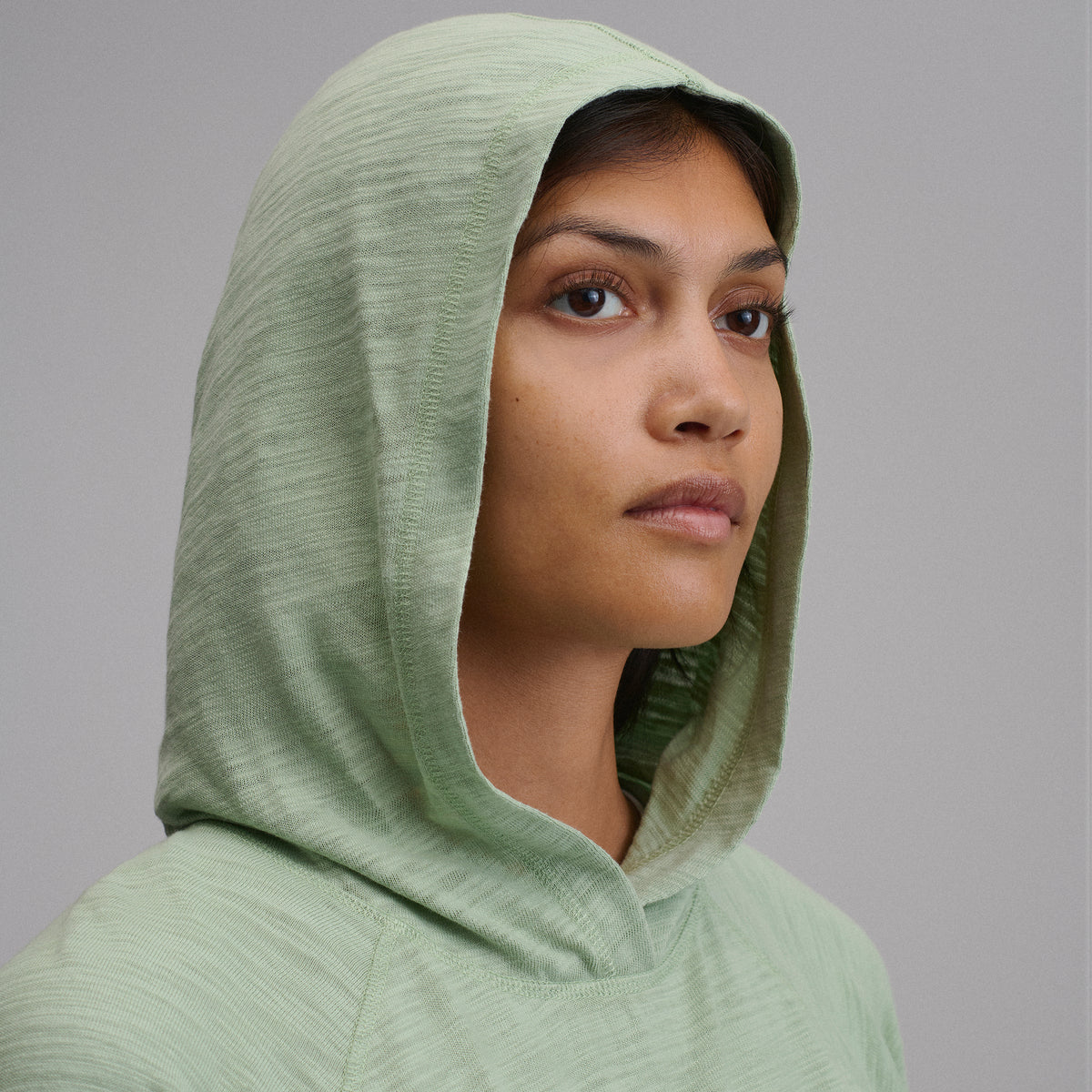 Women's Waverly Cotton Slub Hoodie-Limestone-42