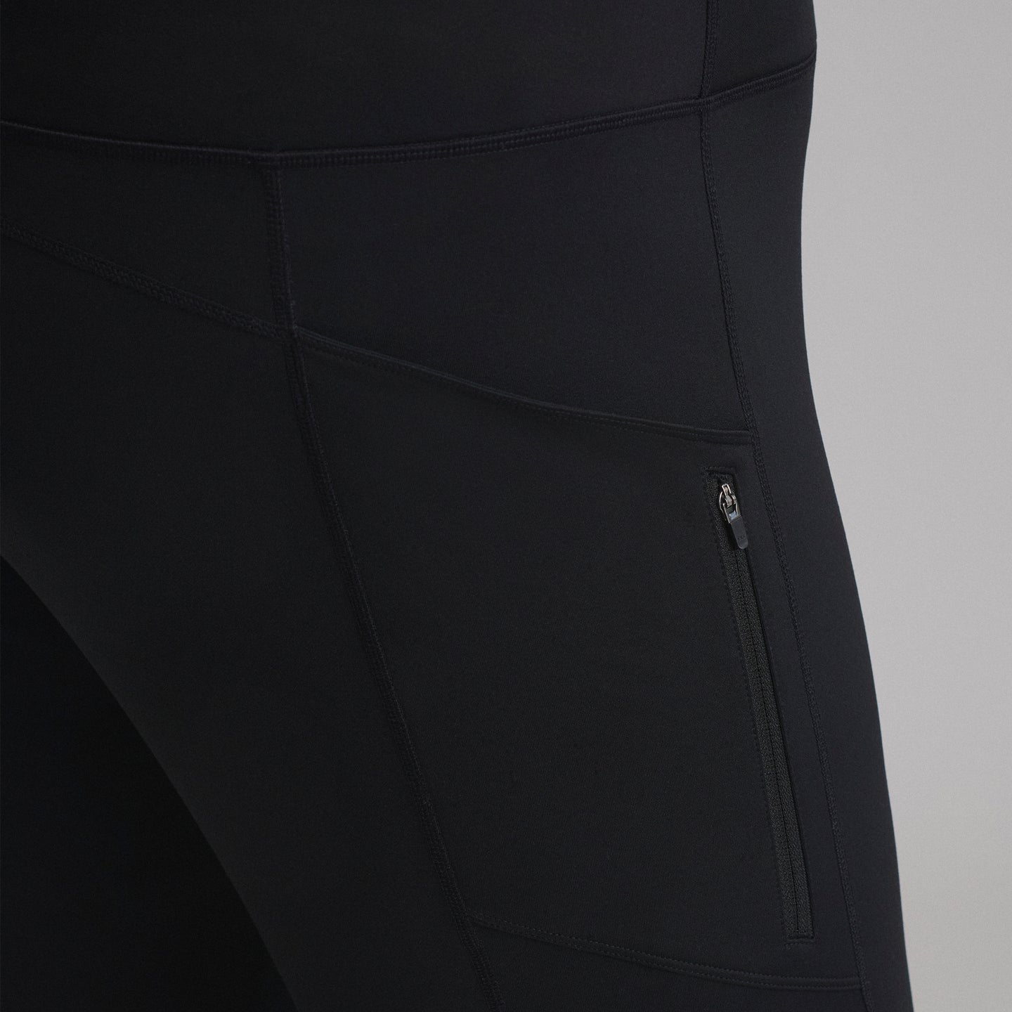 Women's Crossover Winter Trail Adventure High-Rise Leggings-Black-3