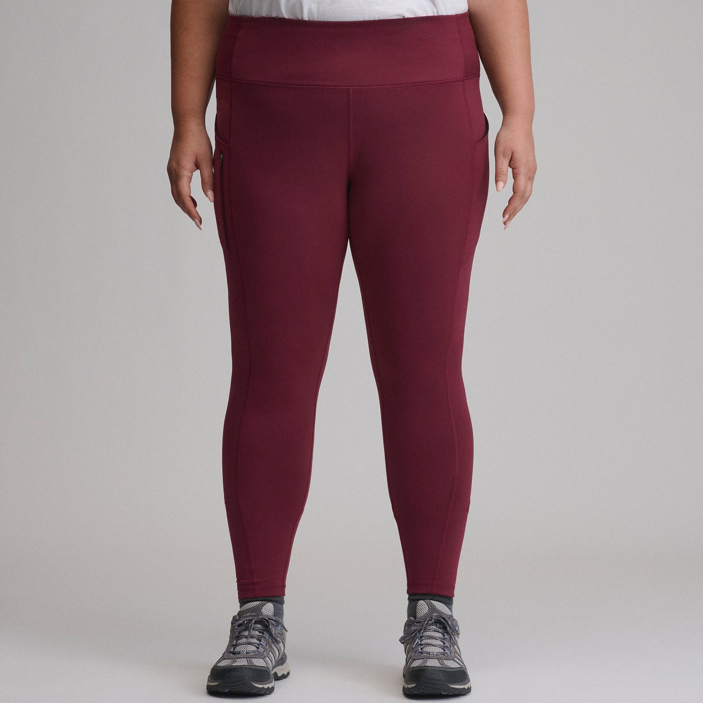 Women's Crossover Winter Trail Adventure High-Rise Leggings-Dk Lava-9