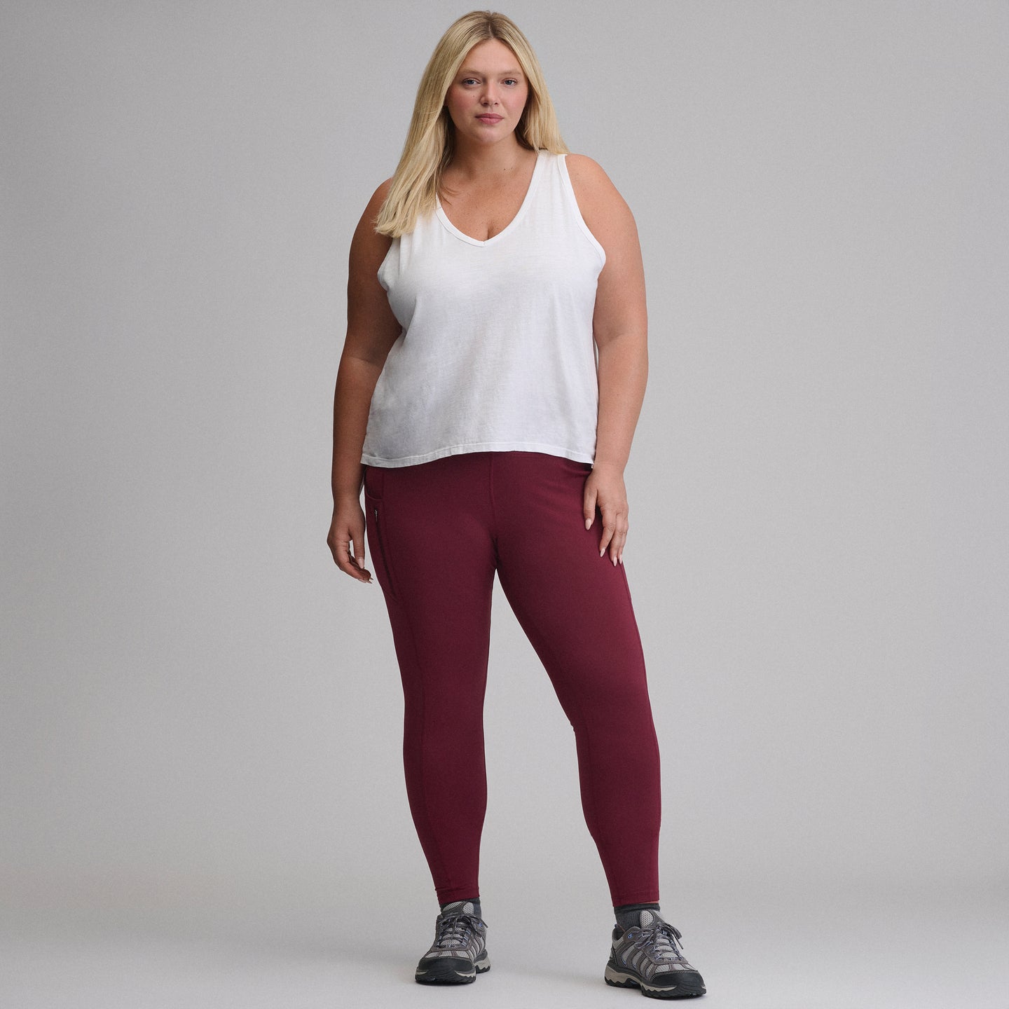 Women's Crossover Winter Trail Adventure High-Rise Leggings-Dk Lava-12
