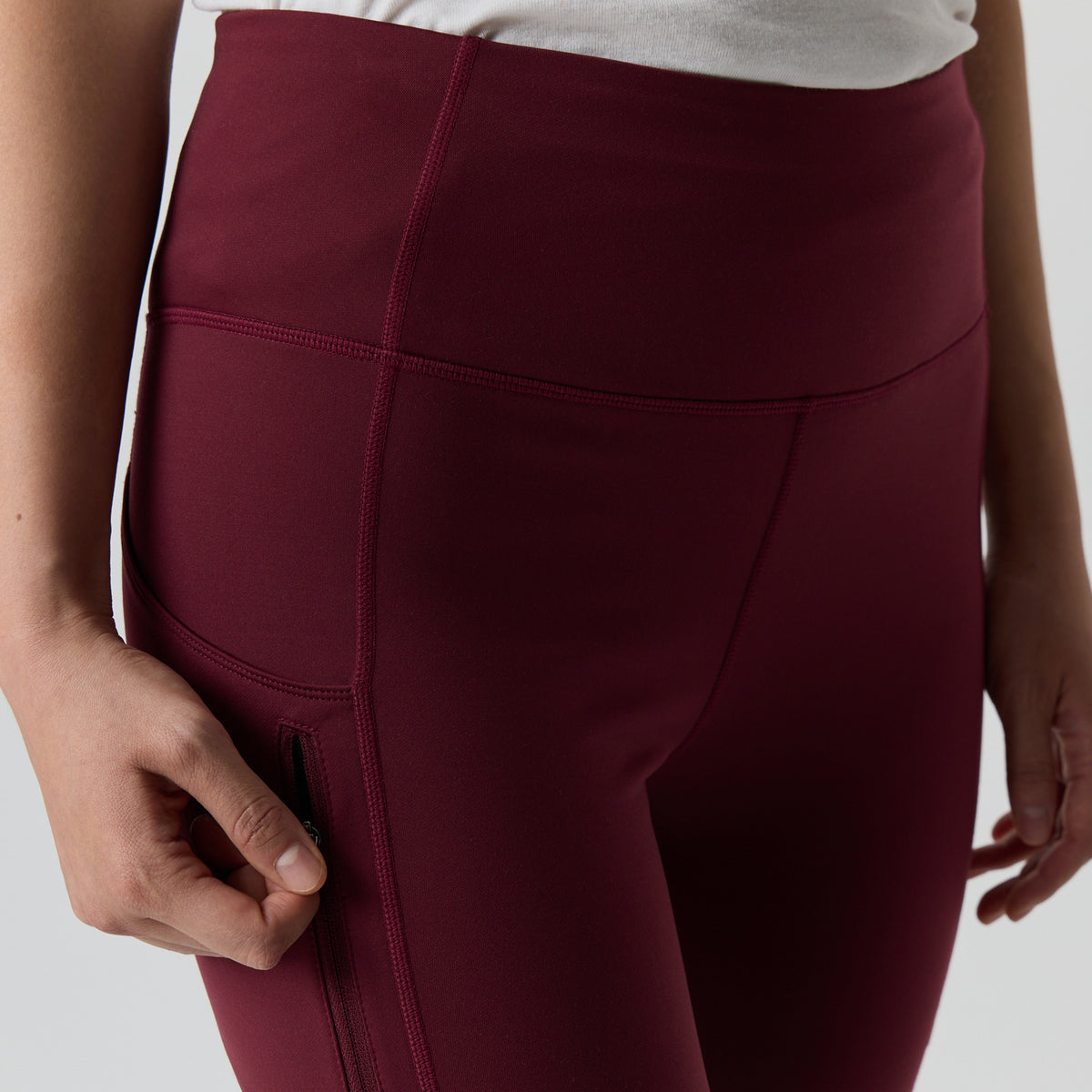 Women's Crossover Trail Adventure High-Rise Leggings-Dk Lava-4