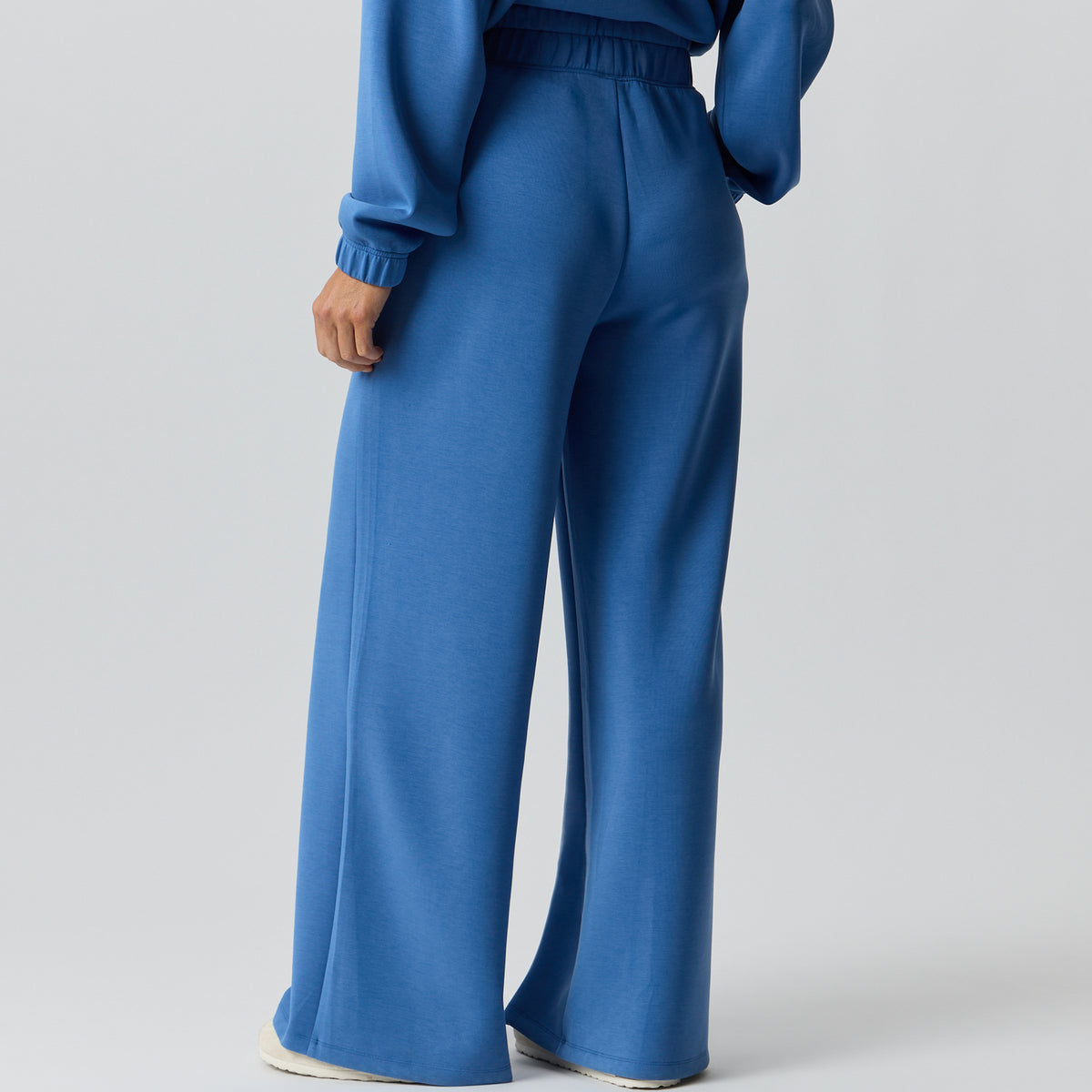 Women's Luxe Soft Wide-Leg Pants-Dk Chambray-2
