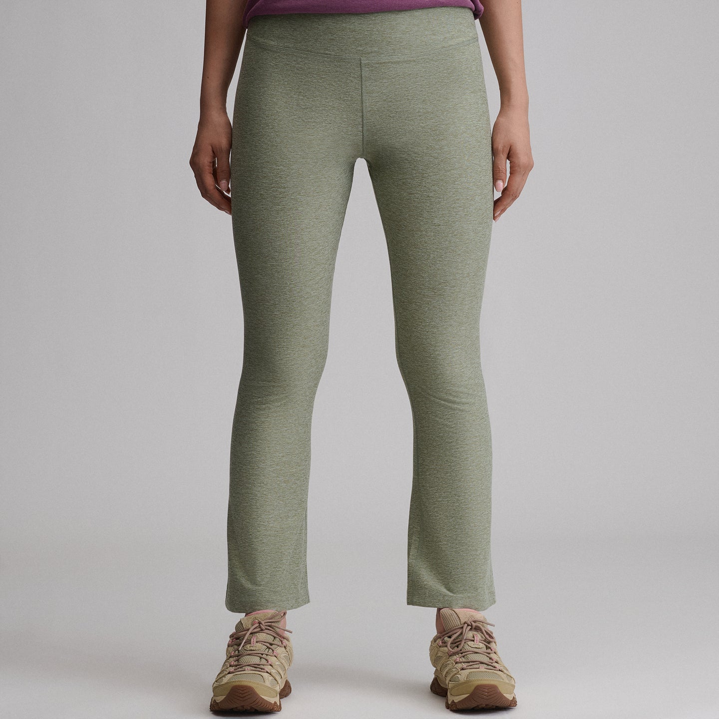 Women's Train Ascent Kick-Flare Pants-Limestone-10