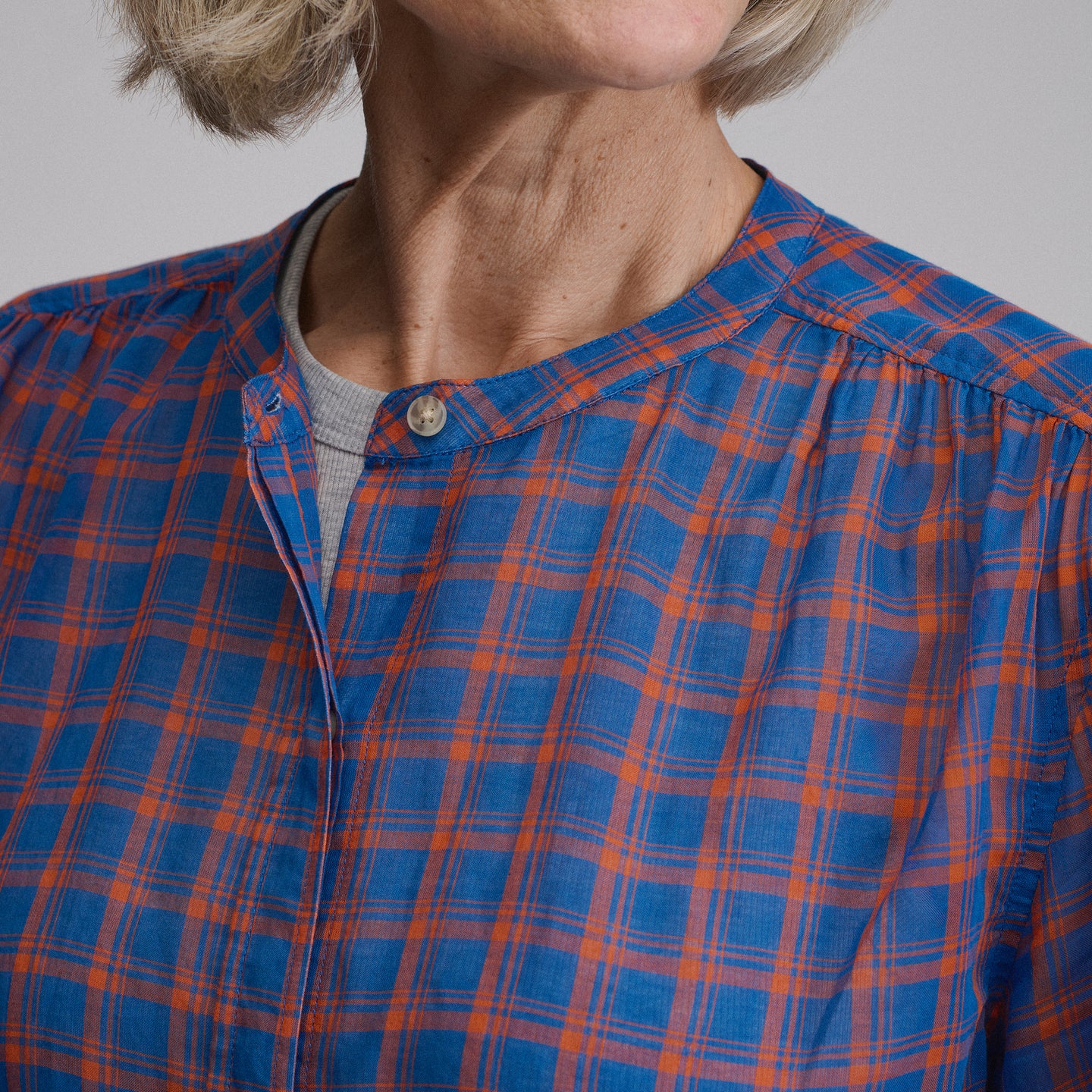 Printed Woven Blouse-Royal-3
