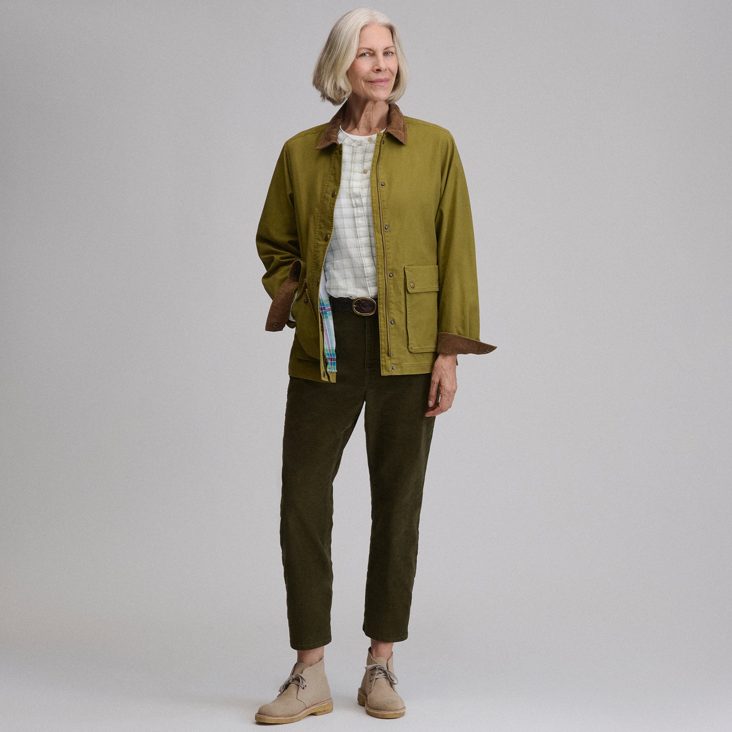 Printed Woven Blouse-Sage-8