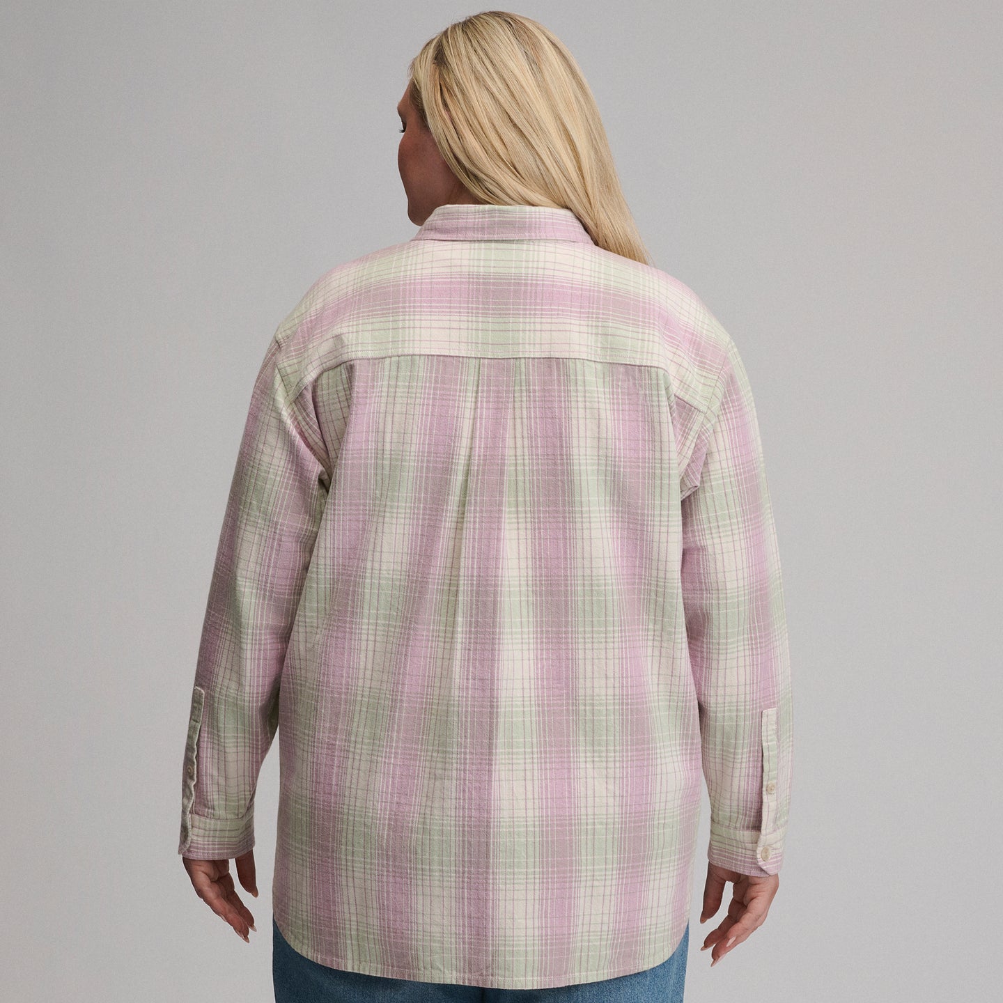 Women's Lowlands Boyfriend Overshirt-Light Pink-2