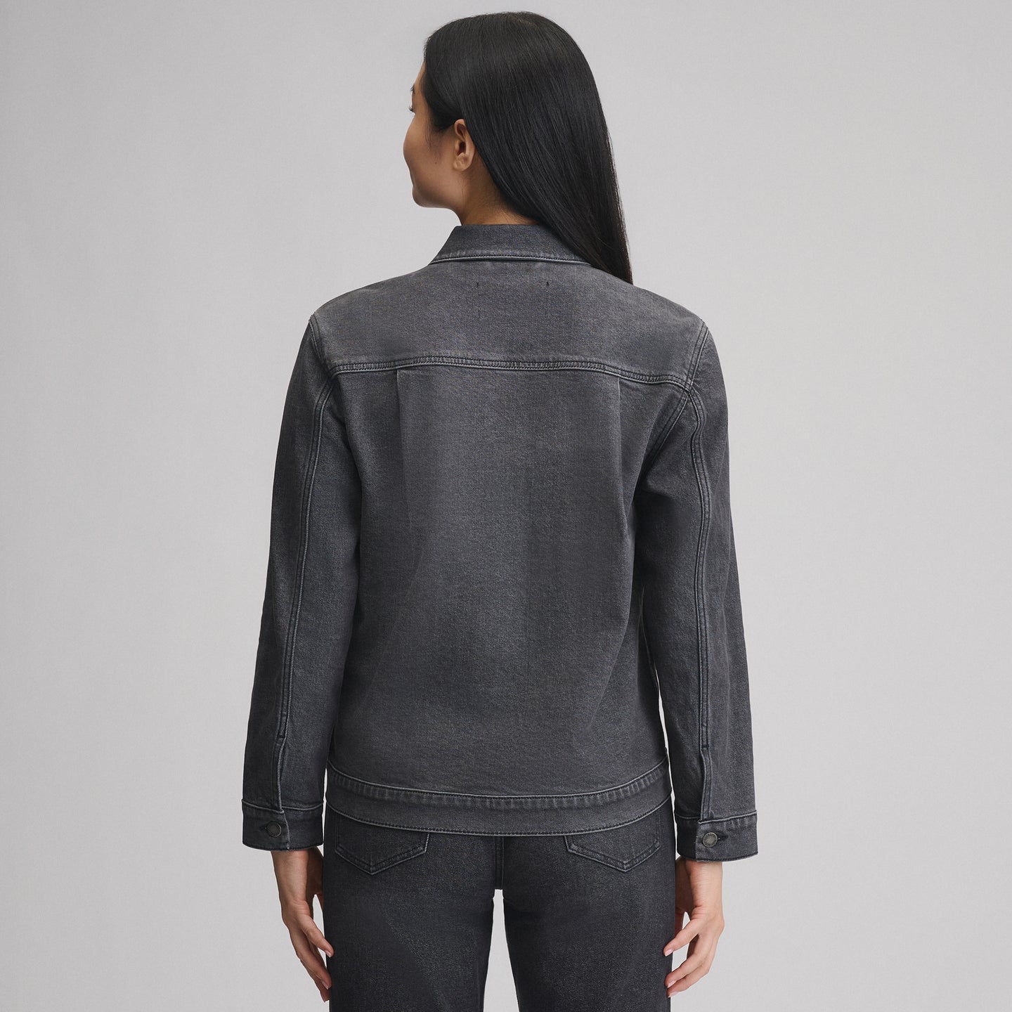 Iconic Denim Jacket-Faded Black-6