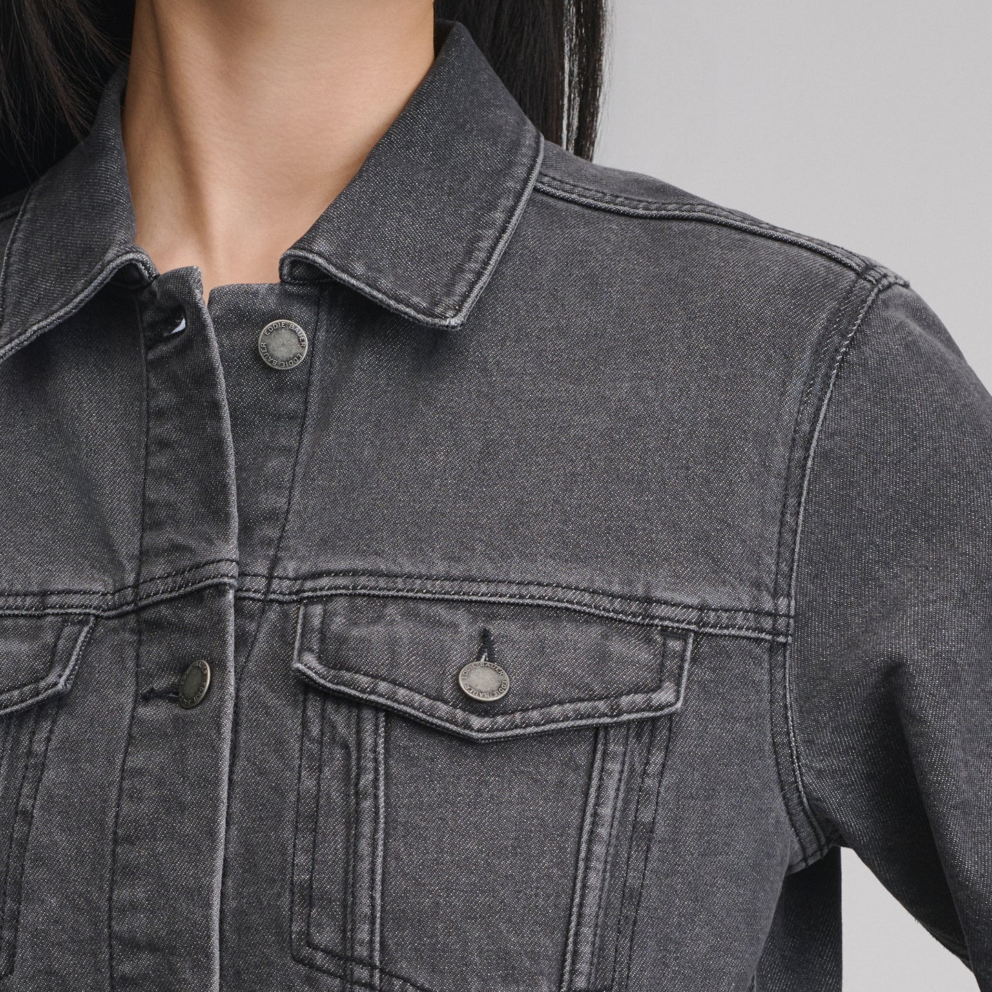 Iconic Denim Jacket-Faded Black-7