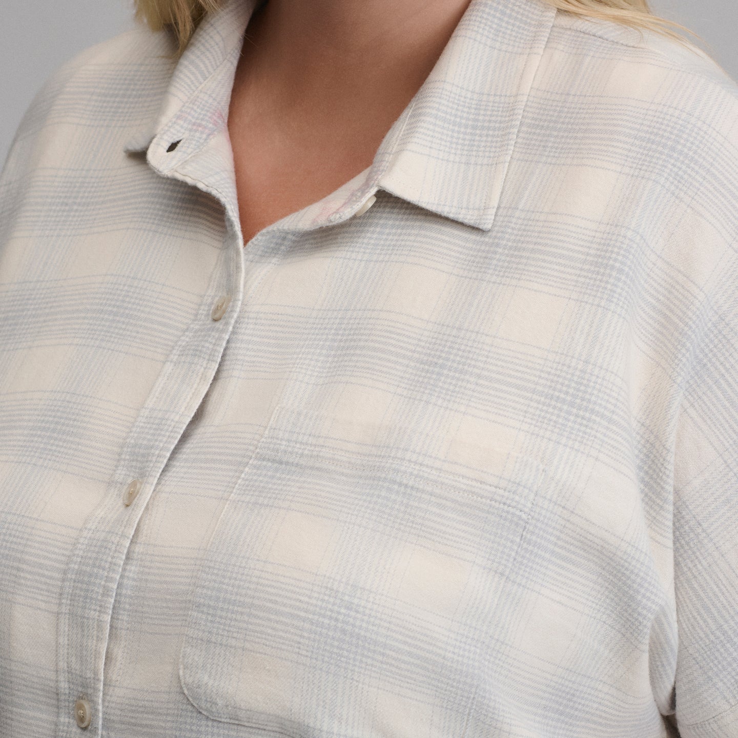 Women's Field Flex Flannel Short-Sleeve Shirt-Stone-15