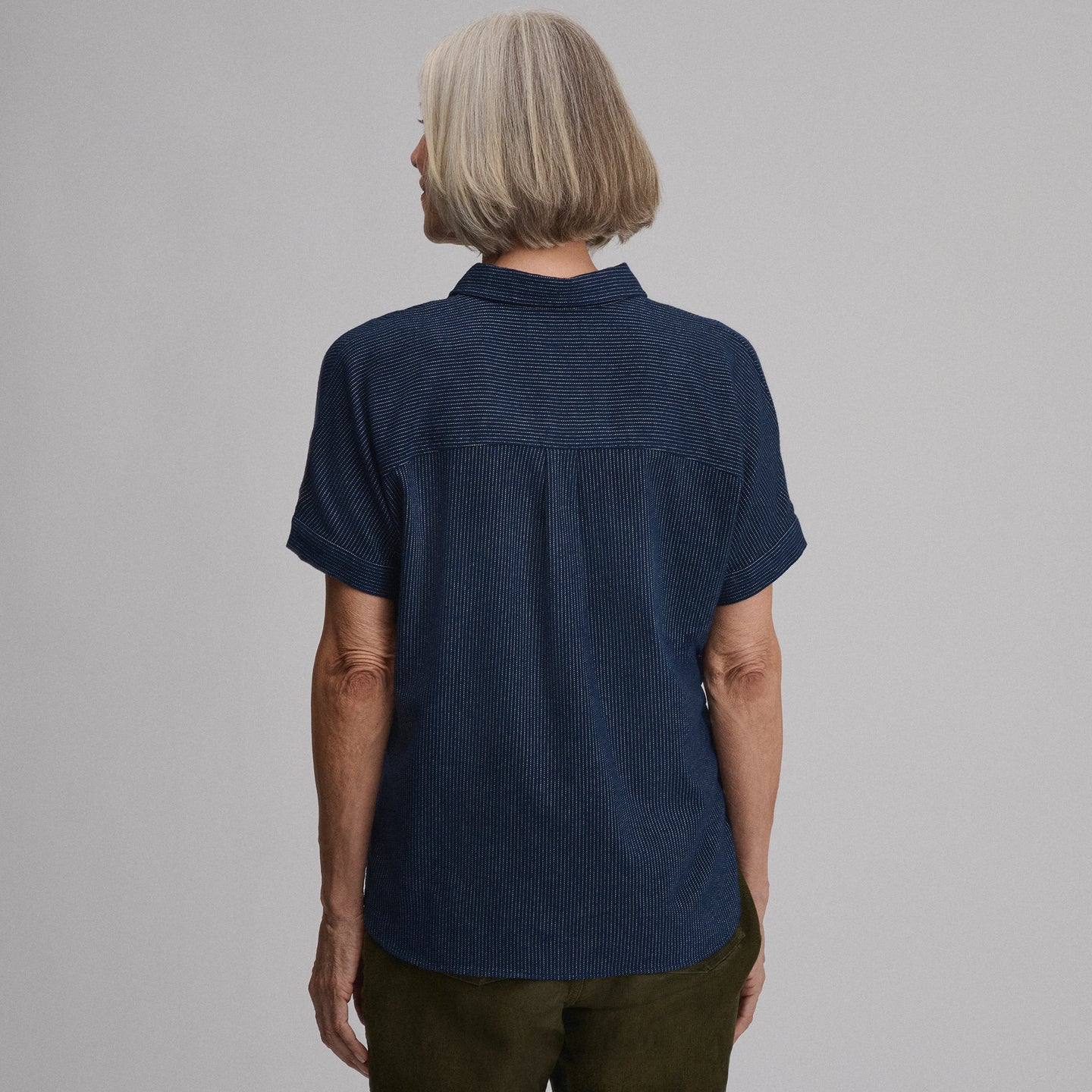 Field Flex Flannel SS-Navy-6