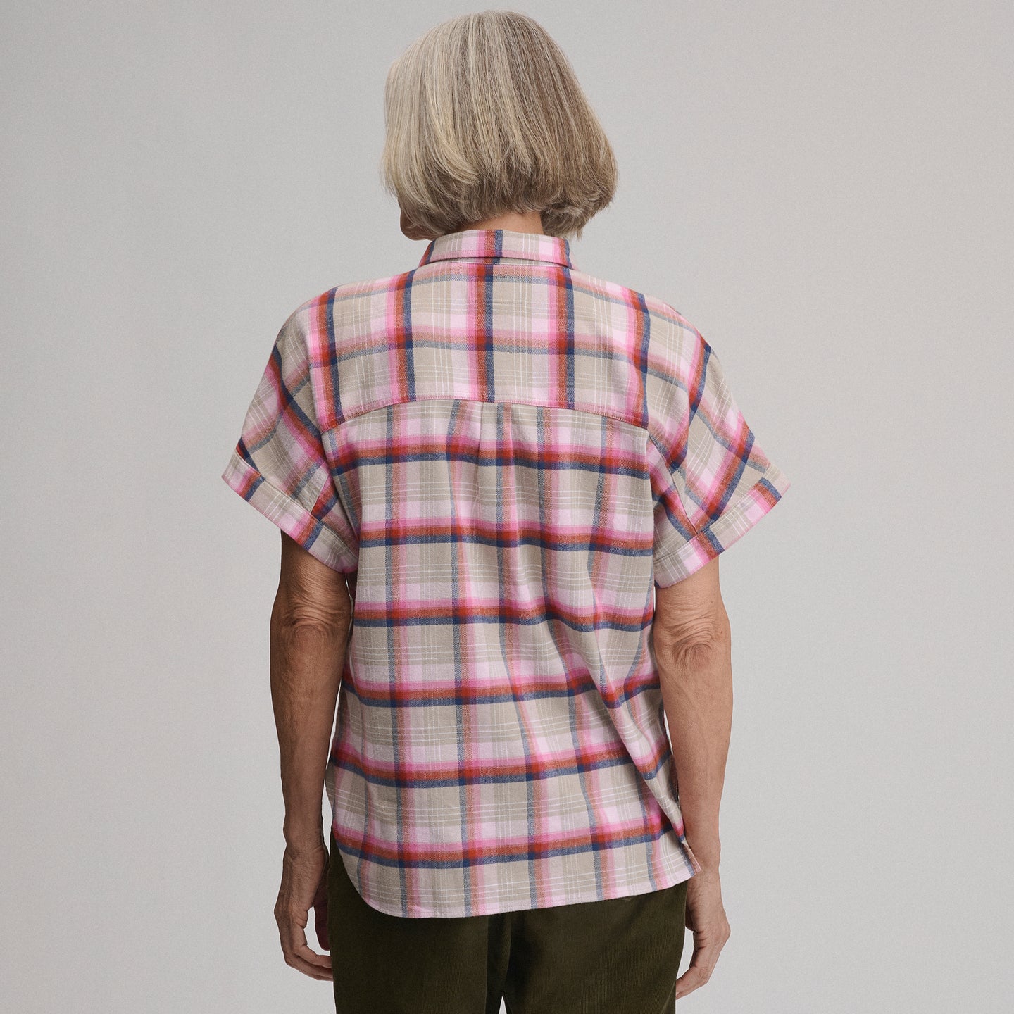 Field Flex Flannel SS-Light Pink-10