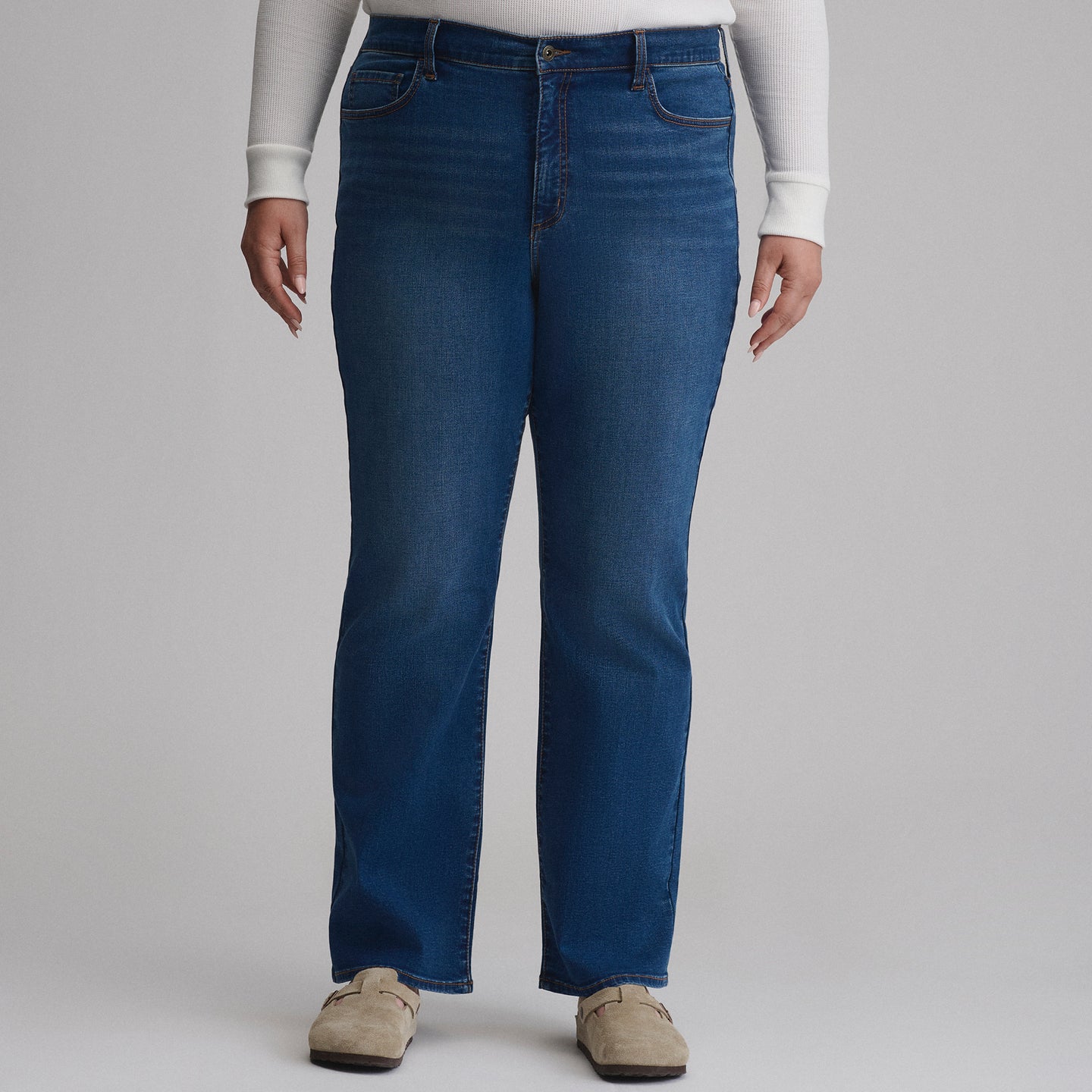 Women's Venture Stretch High-Rise Bootcut Jeans-Lake-5