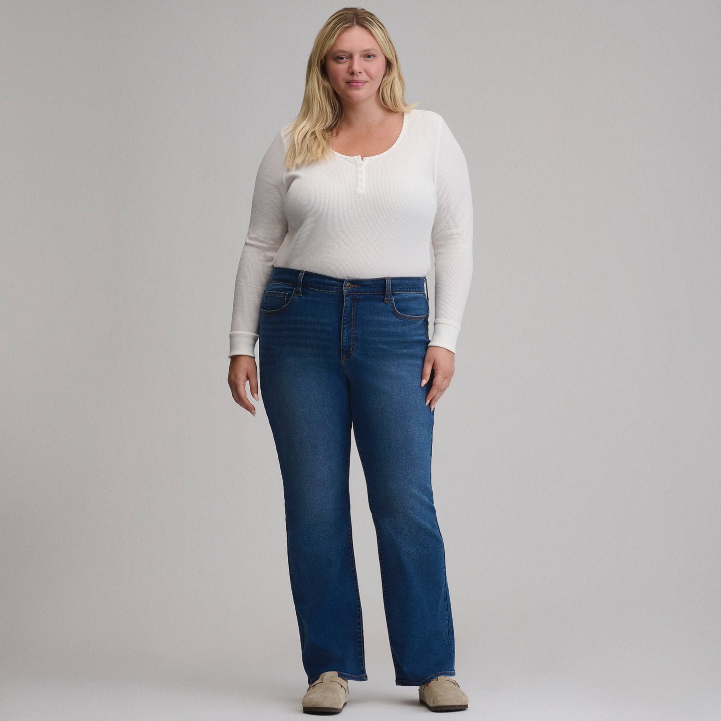 Women's Venture Stretch High-Rise Bootcut Jeans-Lake-8