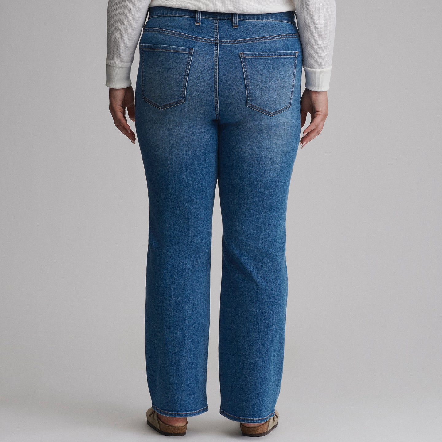 Women's Venture Stretch High-Rise Bootcut Jeans-Misty Blue-10
