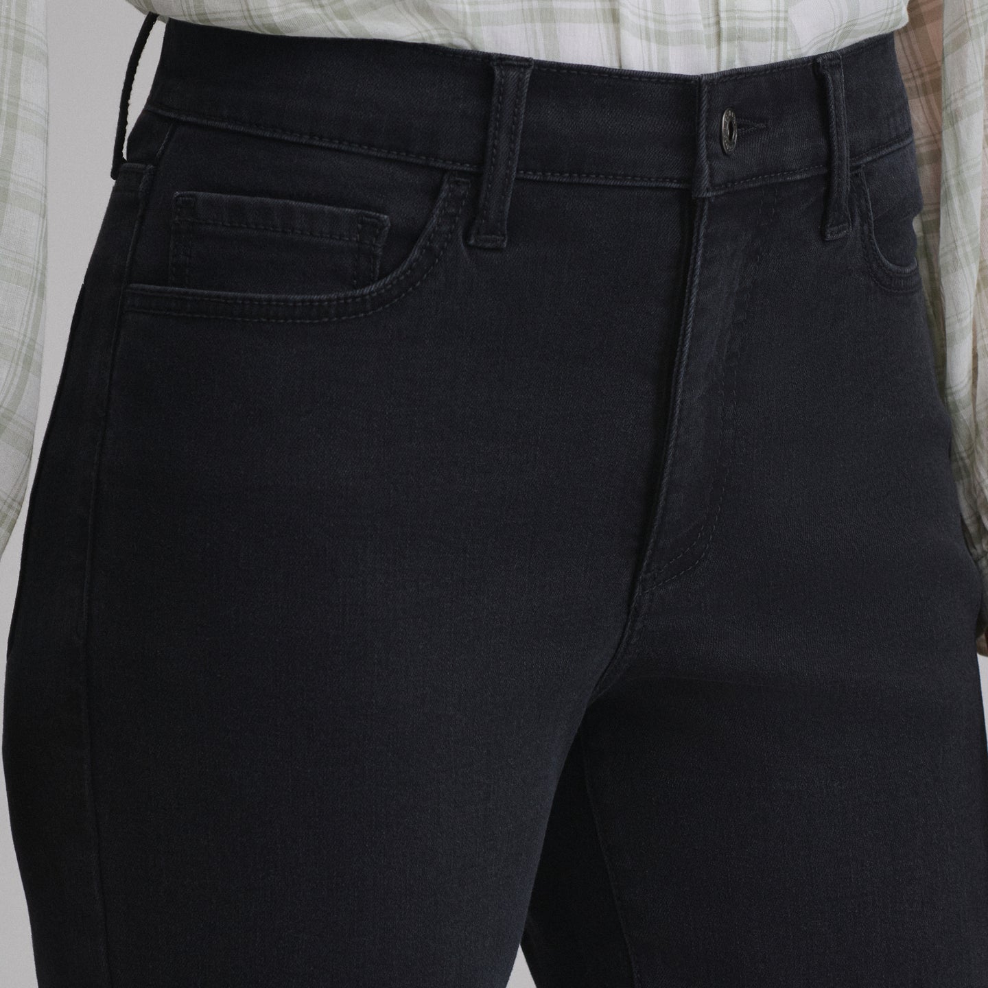 Women's Venture Stretch High-Rise Bootcut Jeans-Black-3